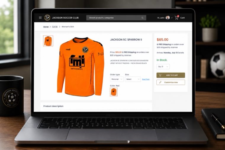 Club Merchandise Commerce Platform screenshot 4