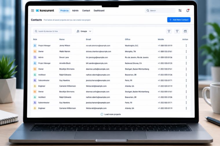 Construction Tracking Dashboard screenshot 4