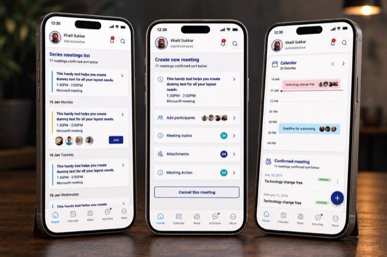 Meeting Management App screenshot 1