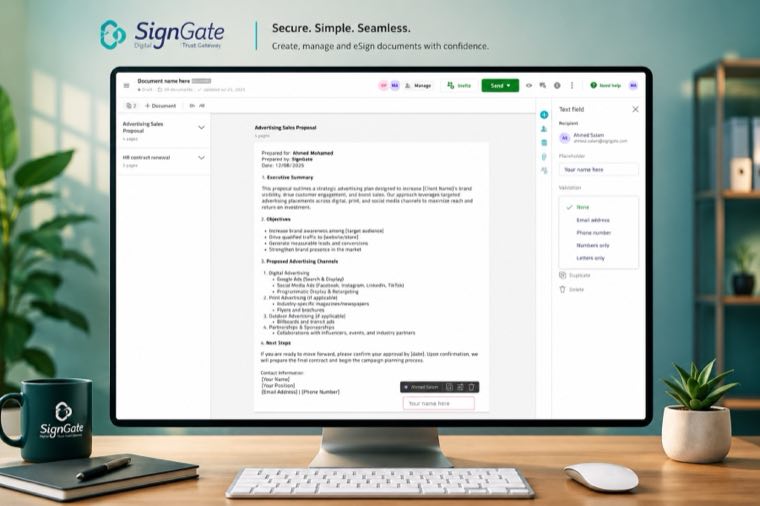 Digital Signature Workflow Platform screenshot 3