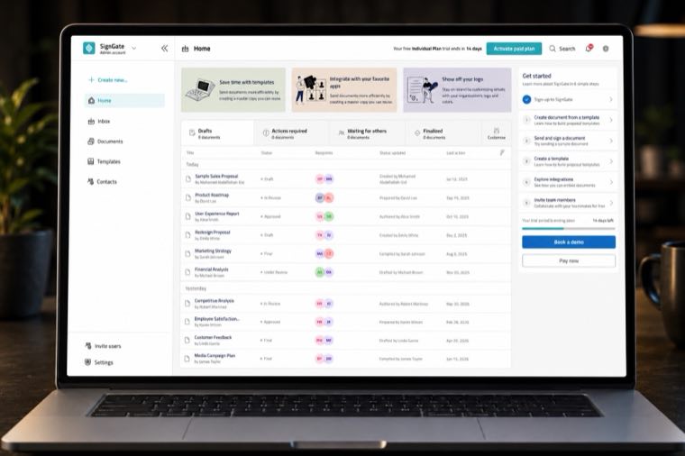 signgate Digital Signature Workflow Platform cover